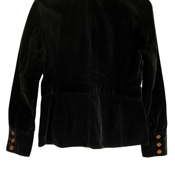Jones NY Sport Stretch Black Corduroy Jacket Size Small - Picture 7 of 11